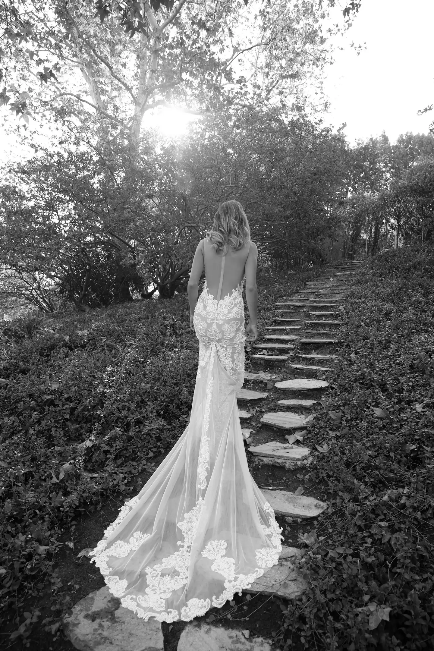 Gowns with Trains Inspired by Adrienne Bailon s Wedding Look